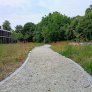Neuer Wanderweg am Rathaus von Rheden, verlegt mit KoMex Naturel